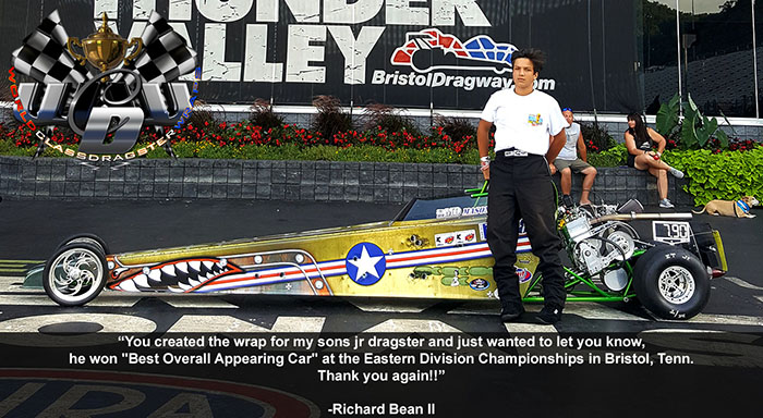 BEST OVERALL APPEARING DRAGSTER AWARD