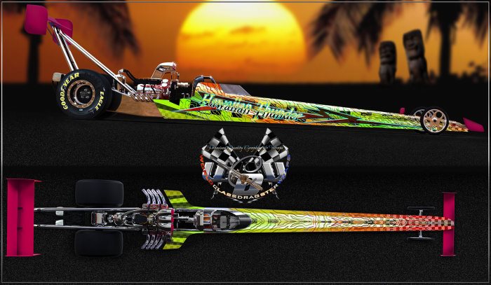 Hawaiian Thunder DRAGSTER WRAP