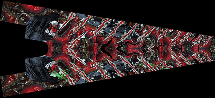 ALIEN INVADERS JR. DRAGSTER WRAP