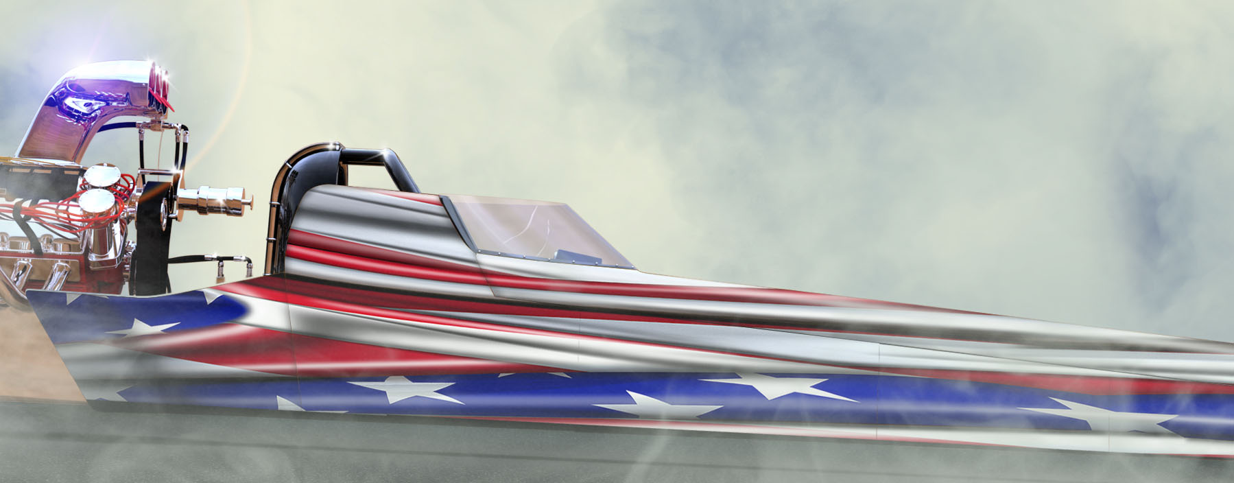 AMERICANA v2 Dragster Wrap Profile View