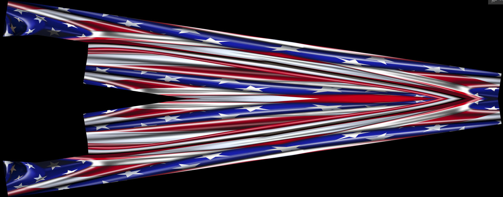 AMERICANA v2 Dragster Wrap Full Scene