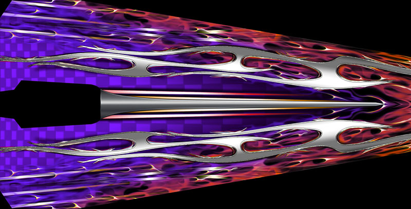 Original version: Claymore Jr. dragster wrap full view