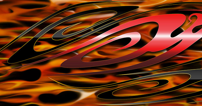 FIREBALL ONE Pattern close-up