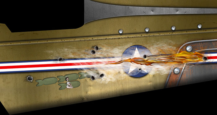Spitrfire wrap for Jr. Dragster