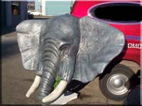 ELEPHANT HEAD SCULPTURE