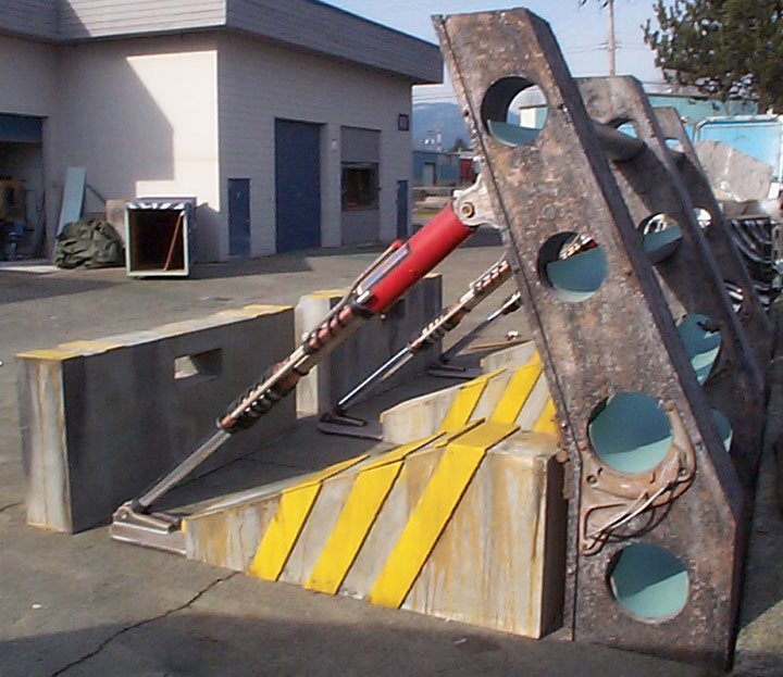 INDUSTRIAL THEMED BOOTH